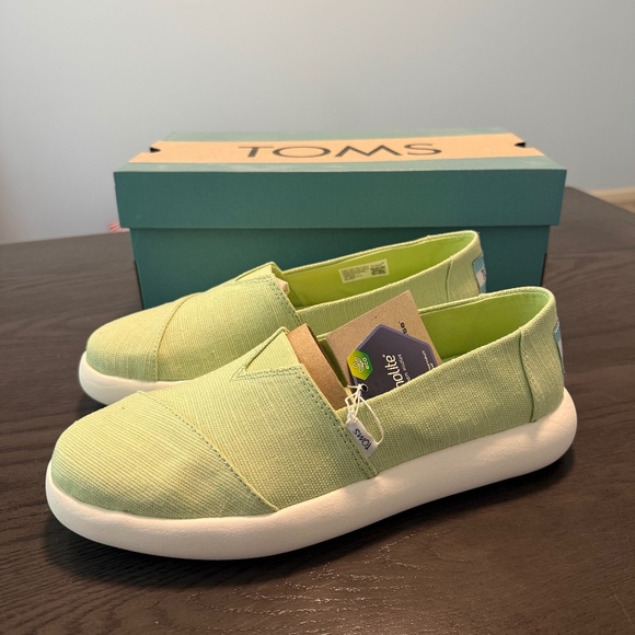 TOMS Women's Alpargata Mallow Trainers Espadrilles Size 8,5‎ - Picture 1 of 7